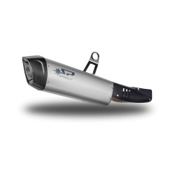 Tobă FIGHTER slip-on din titan complet și capac de capăt din carbon, cu țeavă de legătură SPARK EXHAUST GBM0607TOM Tobă FIGHTER slip-on din titan complet și capac de capăt din carbon, cu țeavă de legătură SPARK EXHAUST GBM0607TOM