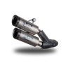 Dyno slip-on muffler titanium ECE SPARK EXHAUST GDU0839TOMC