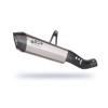 Tobă FIGHTER slip-on din titan complet și capac final din carbon, cu țeavă de legătură SPARK EXHAUST GHO1702TOM