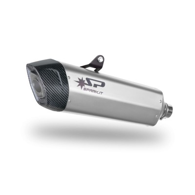 Fighter evo slip-on muffler titanium black ECE SPARK EXHAUST GTR0303TOM
