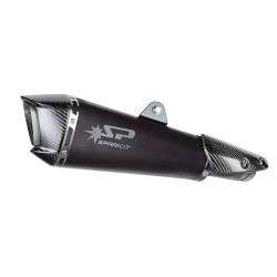 KONIX EVO заглушител dark style с карбонова крайна капачка SPARK EXHAUST GHO0202DOM