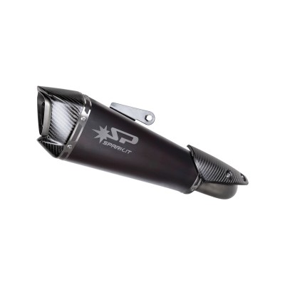 KONIX EVO заглушител dark style с карбонова капачка SPARK EXHAUST GKT0121DOM