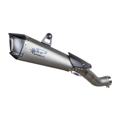 Konix EVO amortizor titanium cu capac din carbon SPARK EXHAUST GAP0402T