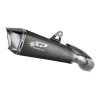 KONIX EVO amortizor dark style cu capac din carbon Euro5+ SPARK EXHAUST GKA0907DOM