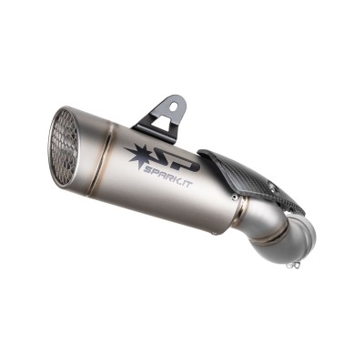Tobă de eșapament Grid-O slip-on titanium SPARK EXHAUST GKA0908TOM