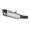 Tobă FIGHTER EVO slip-on titanium negru ECE SPARK EXHAUST GBM1101TOM
