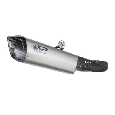 Tobă FIGHTER EVO slip-on titanium negru ECE SPARK EXHAUST GBM1101TOM