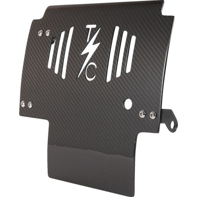 Placă de protecție împotriva loviturilor carbon gloss cu negru 2024 FLHX FLTRX THRASHIN TSC-3034-1