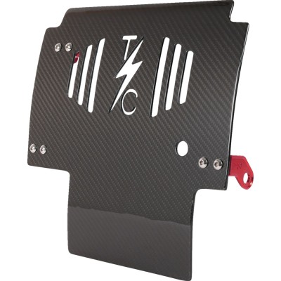 Placă de protecție împotriva loviturilor carbon gloss cu roșu 2024 FLHX FLTRX THRASHIN TSC-3034-2