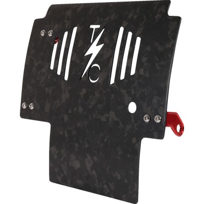 Placă glisantă carbon forjat cu roșu 2024 FLHX FLTRX THRASHIN TSC-3035-2