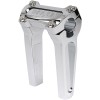 Ridicatoare drepte cromate de 6