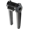 Ridicător drept de ghidon negru de 8 Ridicător drept de ghidon negru de 8
