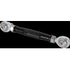Legătură de frână reglabilă M8 2018-2024 SOFTAIL W/MIDS BLACK THRASHIN TSC-2301-1