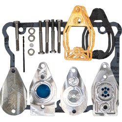 Set de ventilație MYSTFREE aluminiu crom, auriu TRASK PERFORMANCE DM-1999 Set de ventilație MYSTFREE aluminiu crom, auriu TRASK PERFORMANCE DM-1999