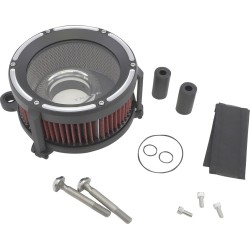 Set filtru de aer Assault Charge high-flow TBW aluminiu negru TRASK PERFORMANCE TM-1021RC Set filtru de aer Assault Charge high-flow TBW aluminiu negru TRASK PERFORMANCE TM-1021RC