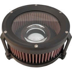 Set filtru de aer Assault Charge high-flow TBW aluminiu negru TRASK PERFORMANCE TM-1021BK Set filtru de aer Assault Charge high-flow TBW aluminiu negru TRASK PERFORMANCE TM-1021BK