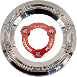Capac derby și set power plate M8 FL CHRM/RED TRASK PERFORMANCE TM-0051-CH-RD Capac derby și set power plate M8 FL CHRM/RED TRASK PERFORMANCE TM-0051-CH-RD
