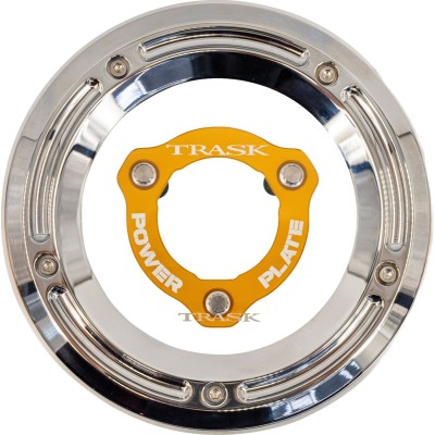 Capac derby și set power plate M8 FL CHRM/GOLD TRASK PERFORMANCE TM-0051-CH-GD