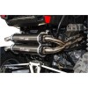 Sistem de evacuare dublu aluminiu negru TRINITY RACING TR-4153D-BK