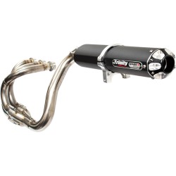Sistem complet de evacuare black TRINITY RACING TR-4155F-BK