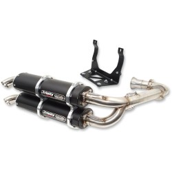 Sistem de evacuare dublu negru TRINITY RACING TR-4161D-BK Sistem de evacuare dublu negru TRINITY RACING TR-4161D-BK