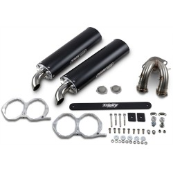 Tobă de eșapament XP1000 BLK TRINITY RACING TR-4118S-BK Tobă de eșapament XP1000 BLK TRINITY RACING TR-4118S-BK