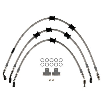 Set furtunuri de frână cu împletitură de oțel TRW MCH1064V3 Set furtunuri de frână cu împletitură de oțel TRW MCH1064V3
