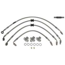 Set furtunuri de frână cu împletitură de oțel TRW MCH1025V4 Set furtunuri de frână cu împletitură de oțel TRW MCH1025V4