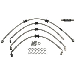 Set furtunuri de frână cu împletitură de oțel TRW MCH1078V4