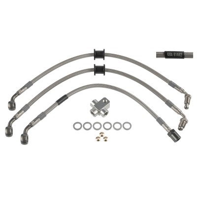 Set furtunuri de frână cu împletitură de oțel TRW MCH1080V3 Set furtunuri de frână cu împletitură de oțel TRW MCH1080V3