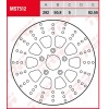 Disc de frână fix rotund MST TRW MST512