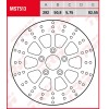Disc de frână fix rotund MST TRW MST513