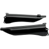 Protecții pentru furcă KAWASAKI KXF250/450/KLX450 negre UFO PLAST KA03778#001