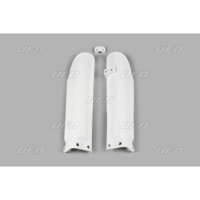 Protecții pentru furcă KTM 85SX albe UFO PLAST KT03091#047 Protecții pentru furcă KTM 85SX albe UFO PLAST KT03091#047