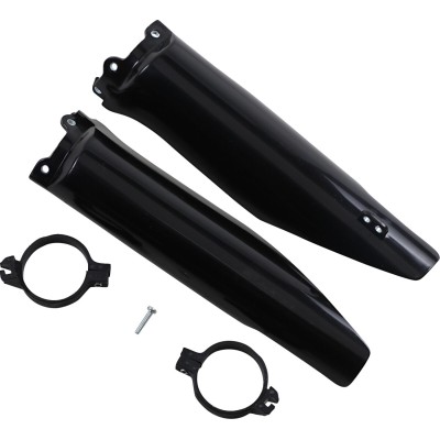 Protectoare pentru furcă KAWASAKI KX125/250/KFX250 negre UFO PLAST KA03760#001 Protectoare pentru furcă KAWASAKI KX125/250/KFX250 negre UFO PLAST KA03760#001