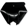Placă frontală cu număr KTM 85SX neagră UFO PLAST KT03078#001