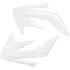 Apărători radiator HONDA CRF250R/X albe UFO PLAST HO03634#041