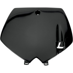Placă frontală pentru număr KTM 65SX neagră UFO PLAST KT03071#001