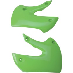 Apărători radiator KAWASAKI KX65/KLX110 KX-GREEN UFO PLAST KA03733#026 Apărători radiator KAWASAKI KX65/KLX110 KX-GREEN UFO PLAST KA03733#026