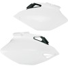 Panouri laterale YAMAHA YZ250/450F albe UFO PLAST YA03883#046