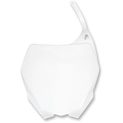 Placă frontală pentru număr YZ/YZF albă UFO PLAST YA03880#046 Placă frontală pentru număr YZ/YZF albă UFO PLAST YA03880#046