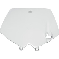 Placă frontală cu număr KTM 65SX albă UFO PLAST KT03071#047 Placă frontală cu număr KTM 65SX albă UFO PLAST KT03071#047