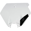 Placă de număr față KTM 85SX albă UFO PLAST KT03078#047
