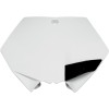 Placă frontală cu număr KTM SX/SX-F albă UFO PLAST KT03093#047
