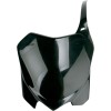 Placă frontală cu număr HONDA CRF250/450R neagră UFO PLAST HO04639#001