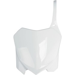 Placă frontală pentru număr HONDA CRF250/450R albă UFO PLAST HO04639#041 Placă frontală pentru număr HONDA CRF250/450R albă UFO PLAST HO04639#041