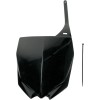 Placă frontală pentru număr YAMAHA YZ250/450F neagră UFO PLAST YA04813#001