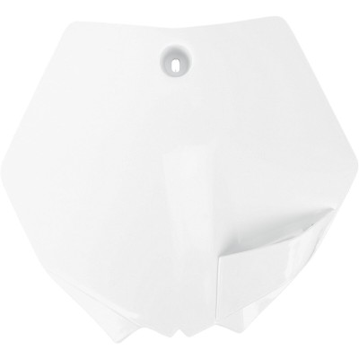 Placă frontală cu număr KTM 65SX albă UFO PLAST KT04008#047