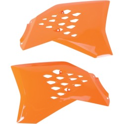 Capace radiator KTM 65SX portocaliu UFO PLAST KT04009#127 Capace radiator KTM 65SX portocaliu UFO PLAST KT04009#127
