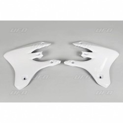 Capace radiator YAMAHA WR250/450F albe UFO PLAST YA03867#046 Capace radiator YAMAHA WR250/450F albe UFO PLAST YA03867#046